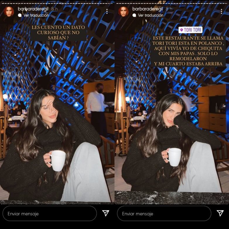 Bárbara de Regil confiesa que vivió en Polanco en su infancia.