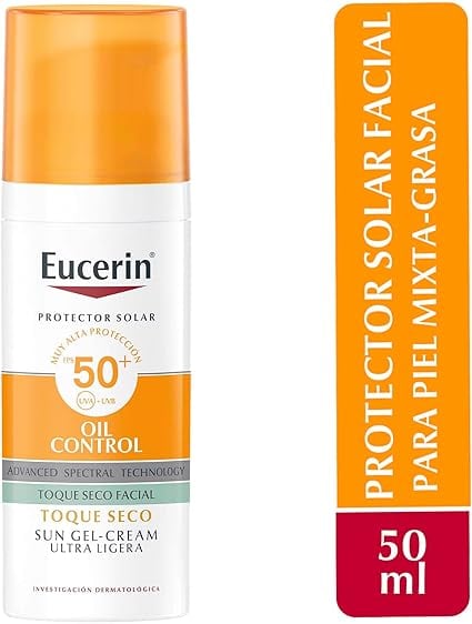 Bloqueador solar efecto mate de Eucerin