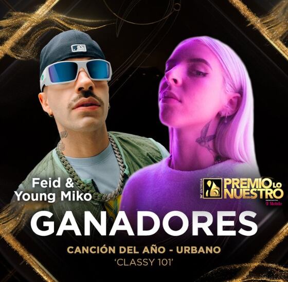 Premios Lo Nuestro 2024: ‘Classy 101′ gana a Canción Del Año – Urbano