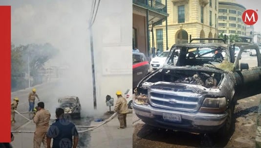 Autos se incendian en Tamaulipas