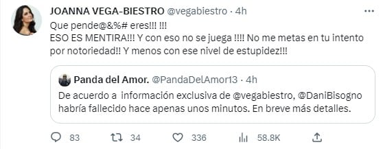 Joanna Vega-Biestro y Daniel Bisogno
