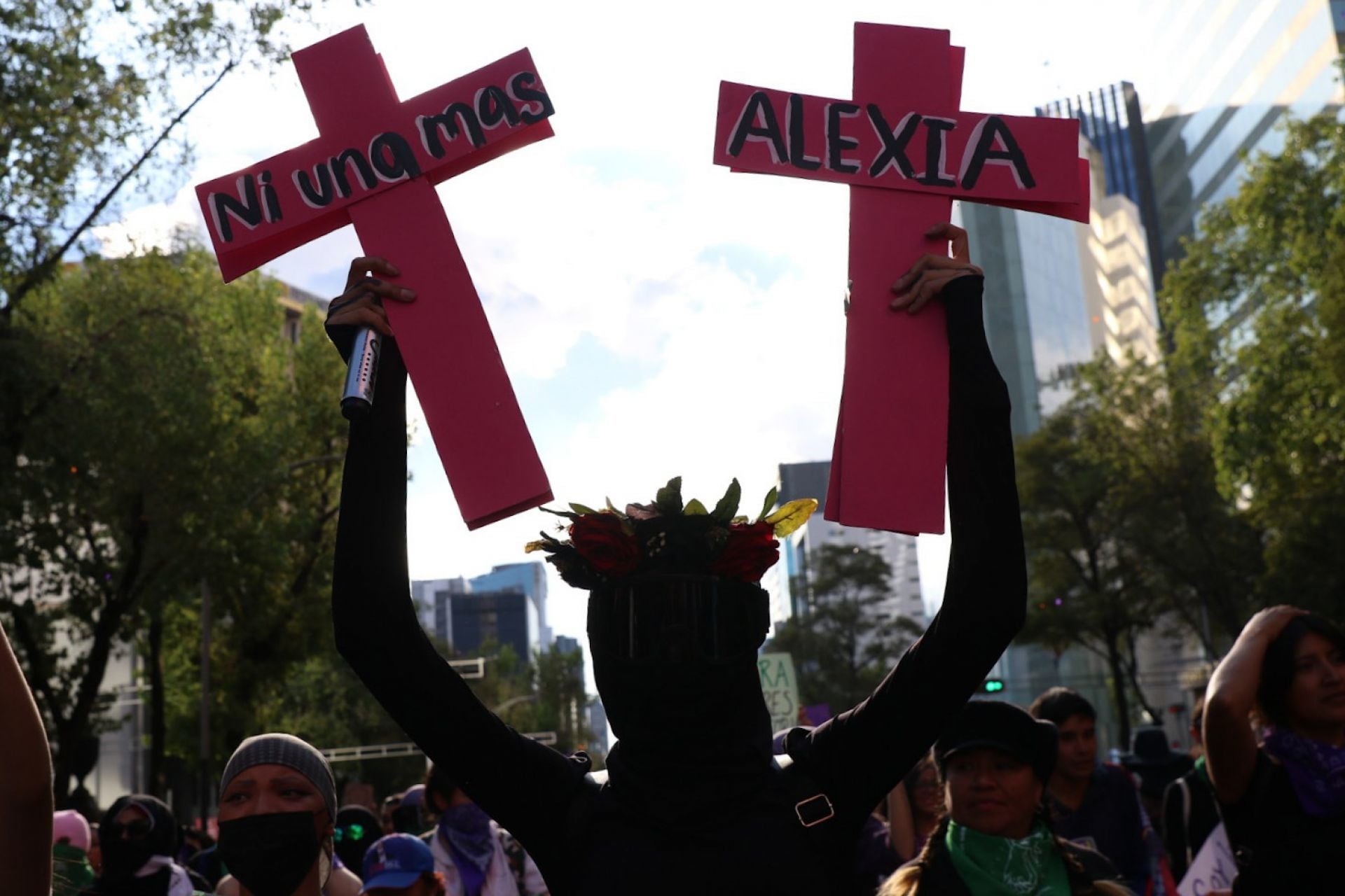 Marcha del 25 de noviembre por el Día Internacional de la Eliminación de la Violencia contra la Mujer en CDMX