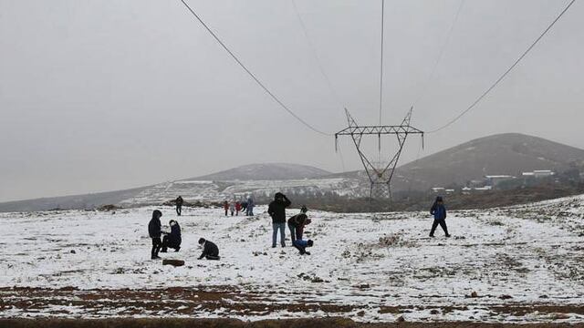 Aspecto de una nevada en Zacatecas, en enero pasado.
