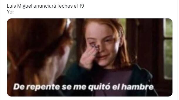 Memes por anuncio de Luis Miguel