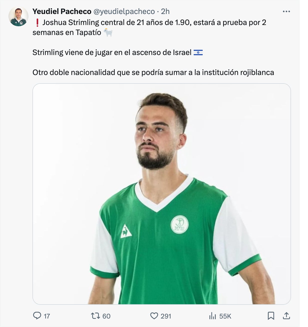Información sobre Joshua Strimling.