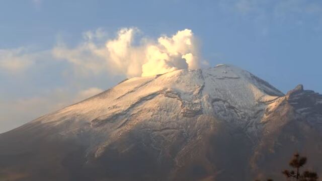 Volcán Popocatépetl el 24 de abril