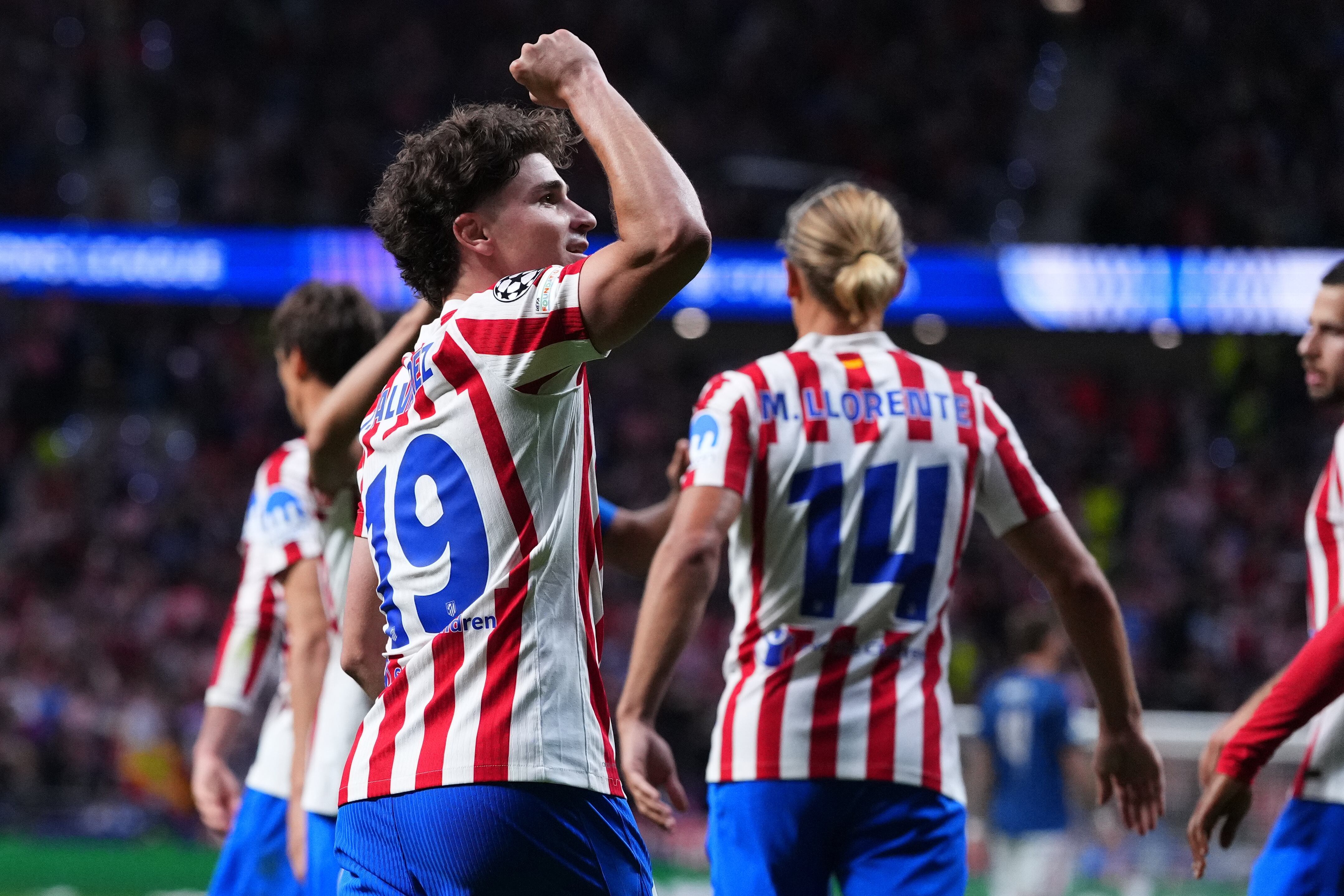 Julián Álvarez anotó el gol del empate