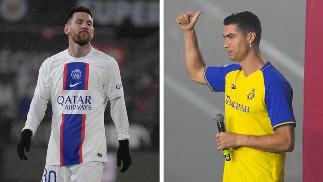 Messi y Cristiano Ronaldo