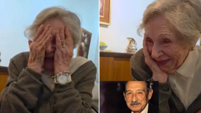 Abuelita se emociona al ver a su esposo gracias a la Inteligencia Artificial