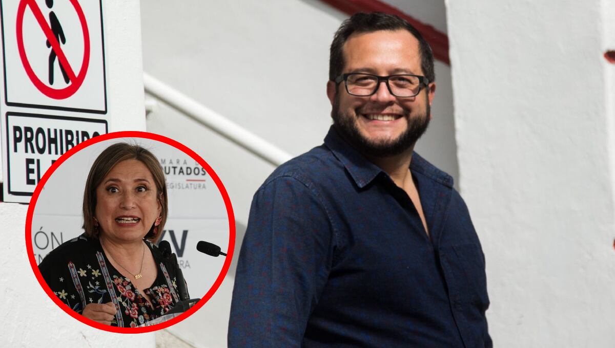 José Ramón López Beltrán y Xóchitl Gálvez