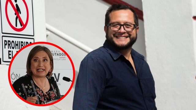 José Ramón López Beltrán y Xóchitl Gálvez