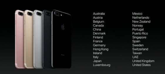 Apple presenta el iPhone 7 y 7 Plus, en un brillante color ‘Jet Black’
