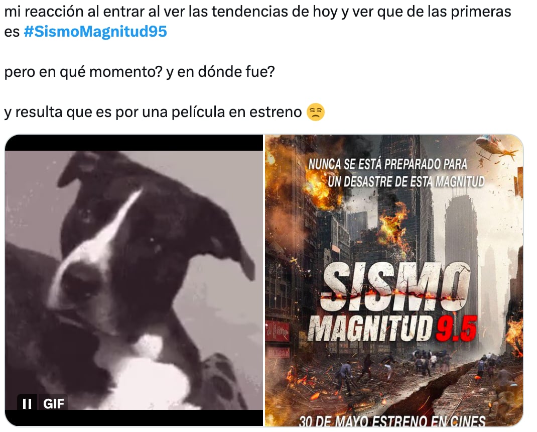 Los mejores memes de la tendencia de Sismo Magnitud 9.5
