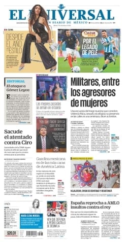 Portada El Universal