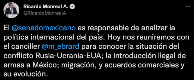 Ricardo Monreal anuncia reunión con Marcelo Ebrard
