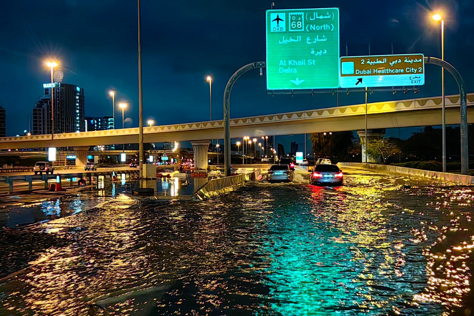 Inundaciones en Dubái