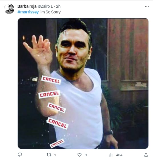 Memes porque Morrissey pospuso concierto en el Palacio de los Deportes