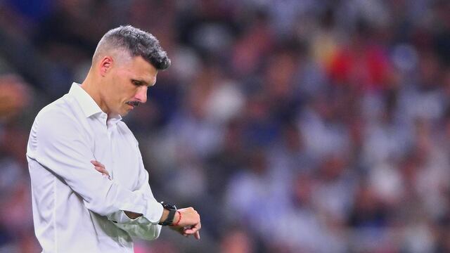 Fernando Ortiz, en un partido de Rayados de Monterrey.