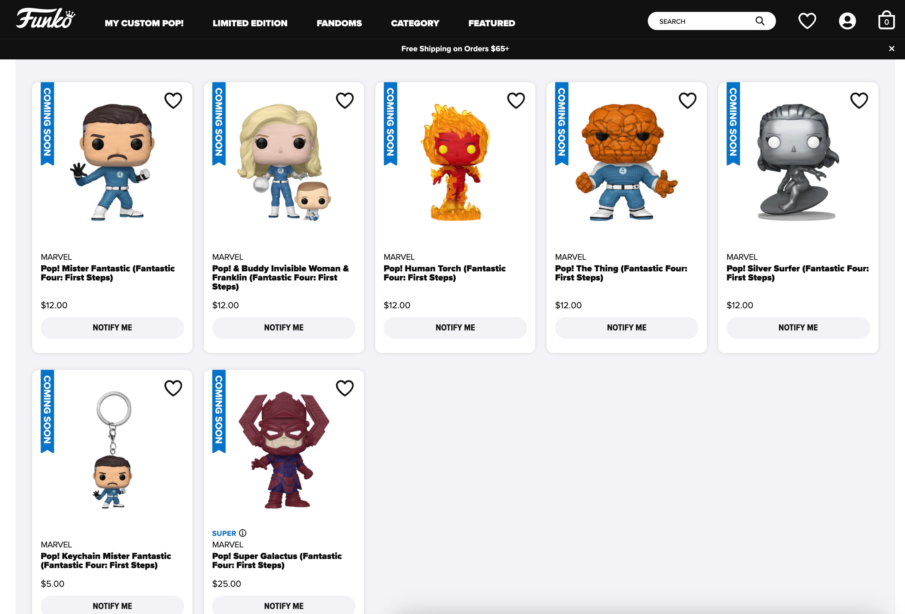 Funko Pop! de Los Cuatro Fantásticos: primeros pasos