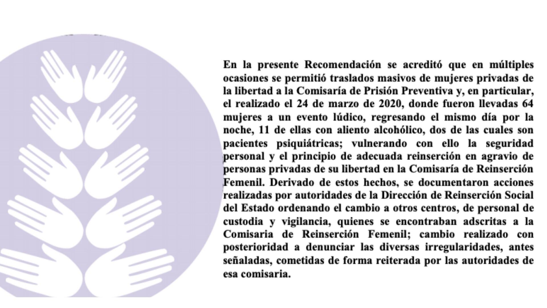 Recomendación de la CEDHJ