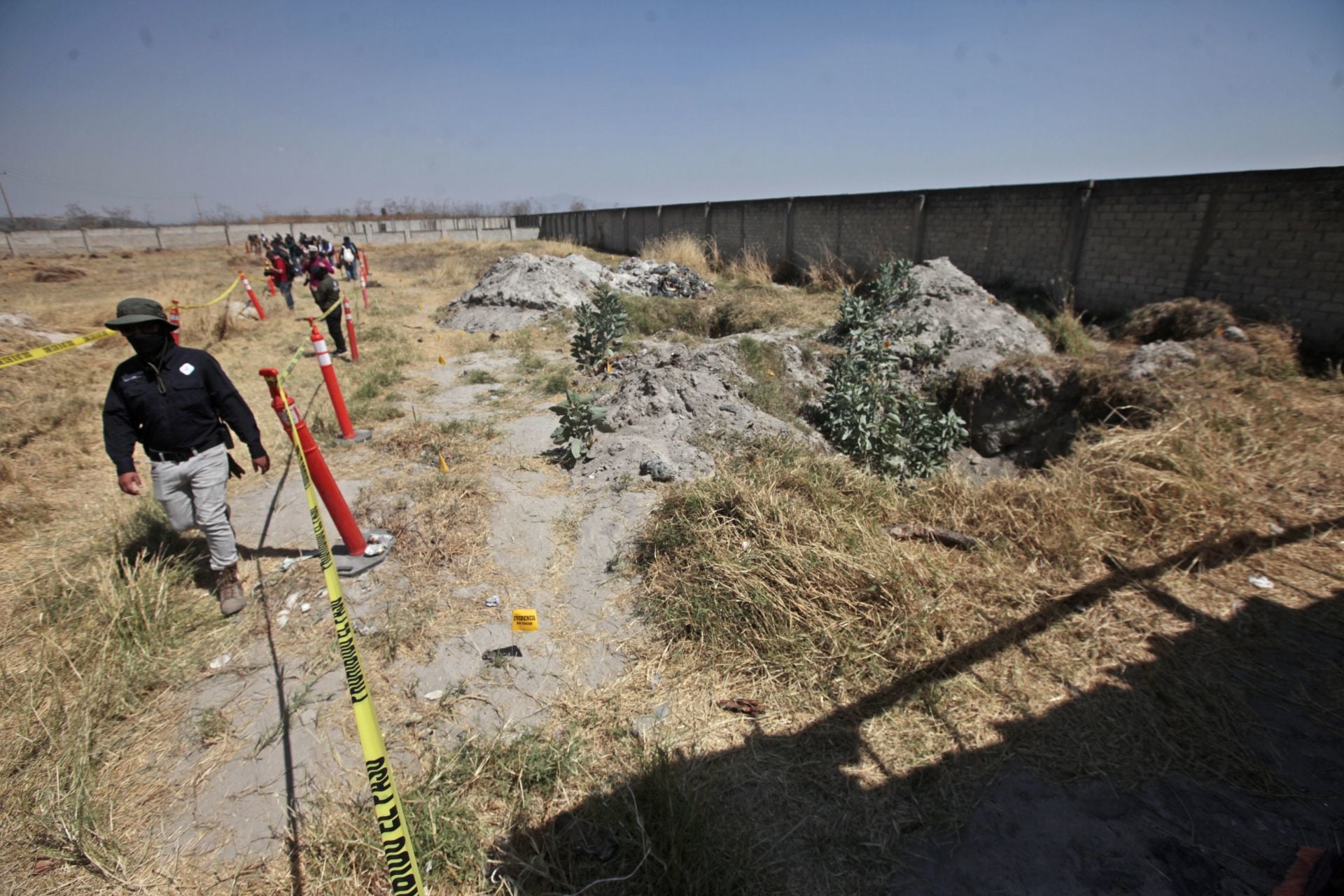 Interior del Rancho Izaguirre del CJNG en Teuchitlán.