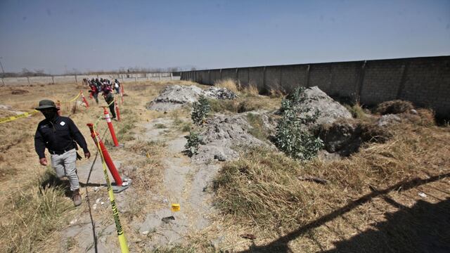 Interior del Rancho Izaguirre del CJNG en Teuchitlán.