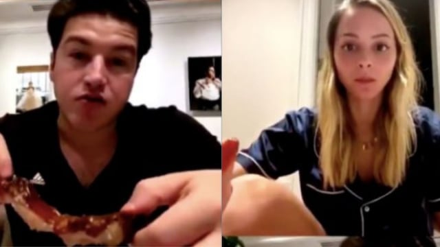 Samuel García y Mariana Rodríguez