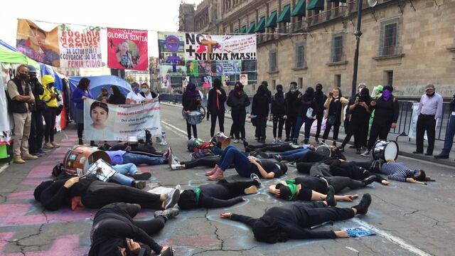 Protesta en el Zócalo