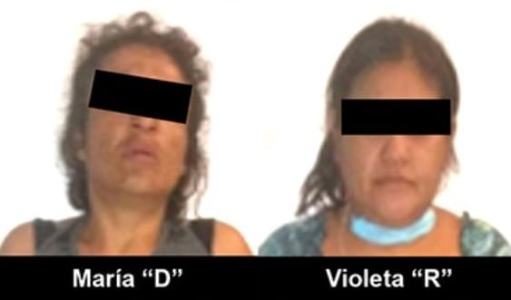 Presuntas integrantes del CJNG detenidas/FGR