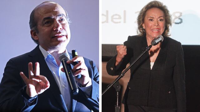 Felipe Calderón y Elba Esther Gordillo