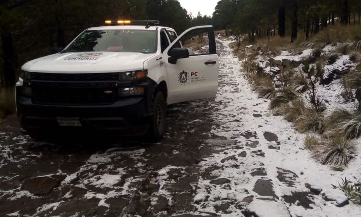 Nieve en Cofre de Perote, Veracruz