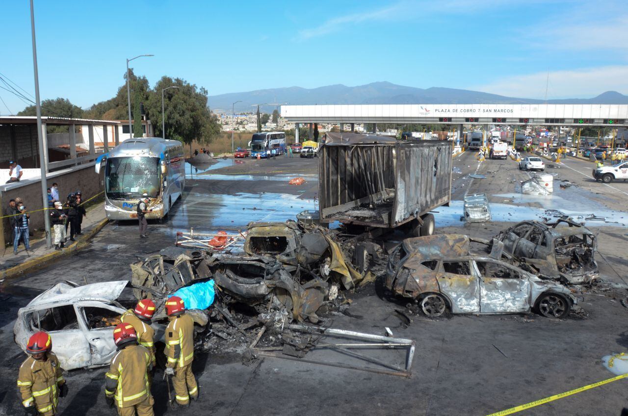 Accidente en la México Puebla