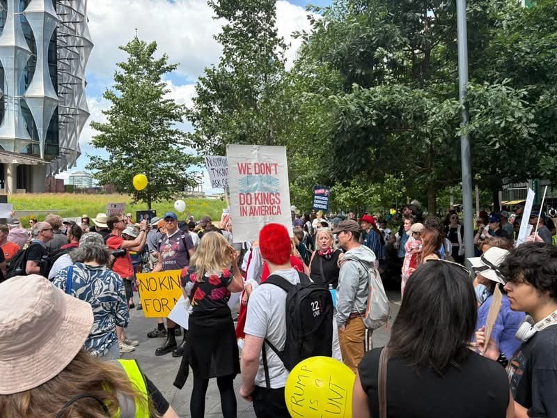 No Kings Day en vivo