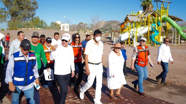 Alfonso Durazo supervisa rehabilitación de La Sauceda