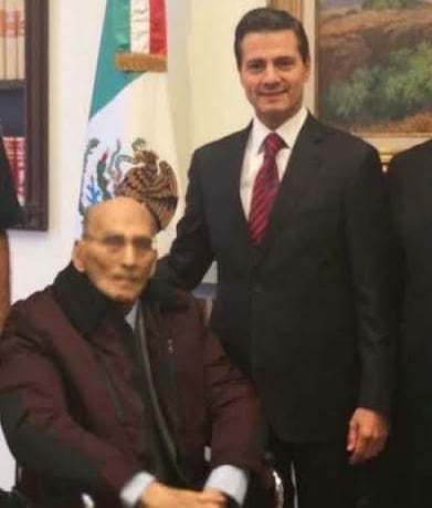 Enrique Peña Nieto y Luis Echeverría Álvarez