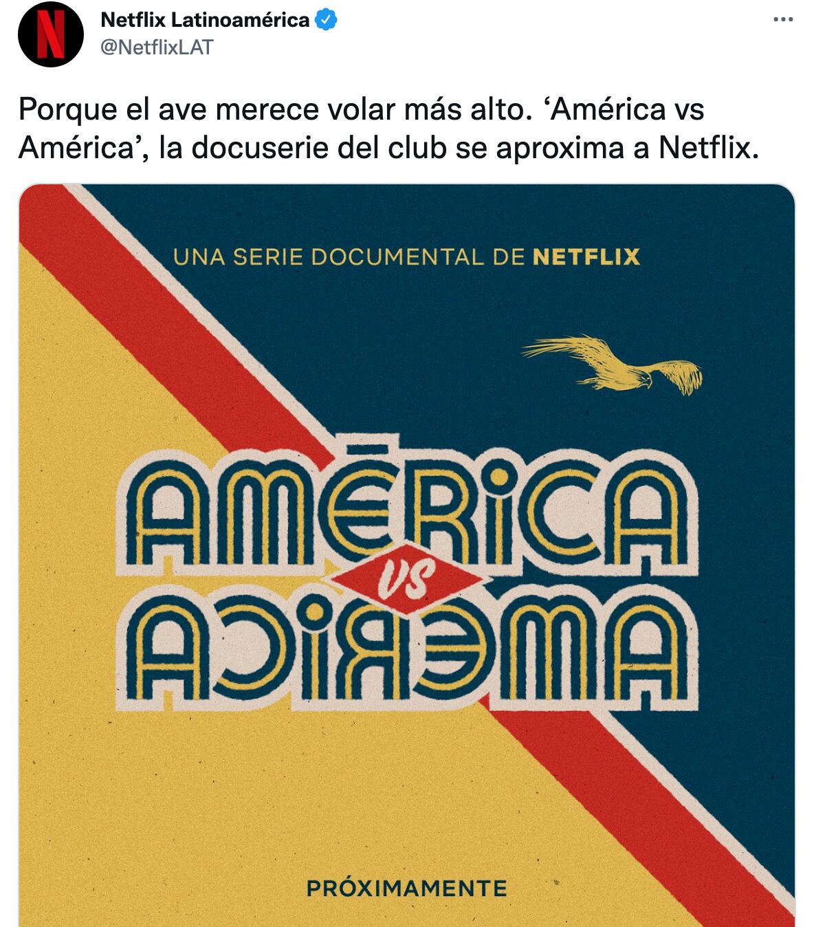 Club América tendrá su serie documental en Netflix