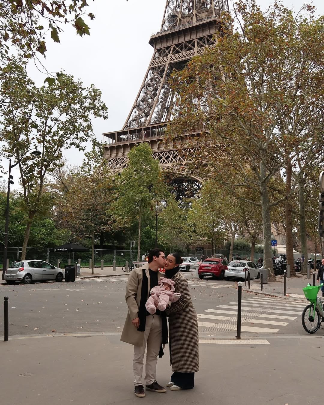 Nicole Agnesi, Alan Bañuelos y su bebé