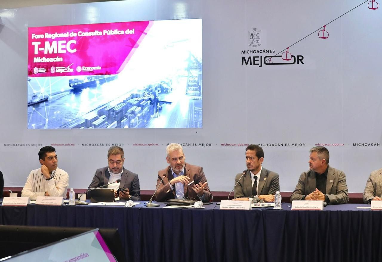 Empresarios y autoridades estatales y federales participan en mesas de trabajo sobre el T-MEC