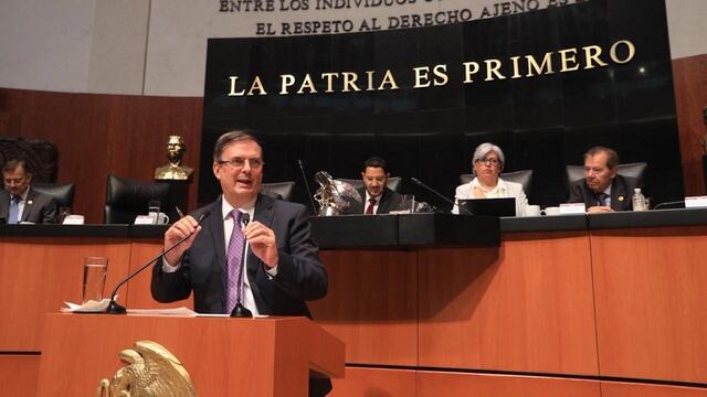 Comparecencia del canciller Marcelo Ebrard