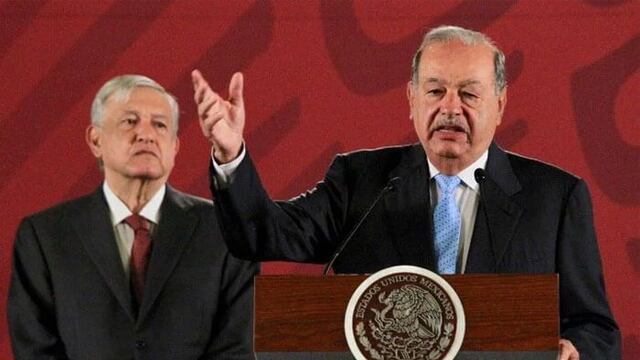 Y de pronto solo existía Slim... AMLO así lo quiso y los otros empresarios quedaron en lugares secundarios. Solo Romo, por no estar presente, conservó su posición.