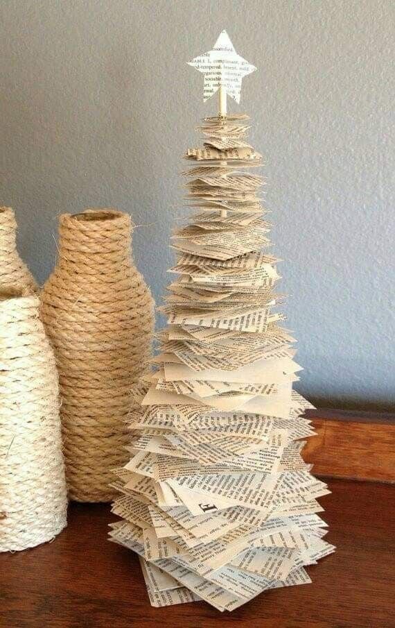 Árbol de Navidad con libros: 7 ideas de Pinterest para darle una segunda vida a esa novela