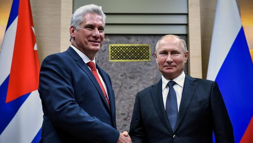 Díaz-Canel agradece a Putin envío de buque a Cuba y destaca soberanía
