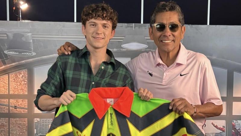 Tom Holland y Jorge Campos