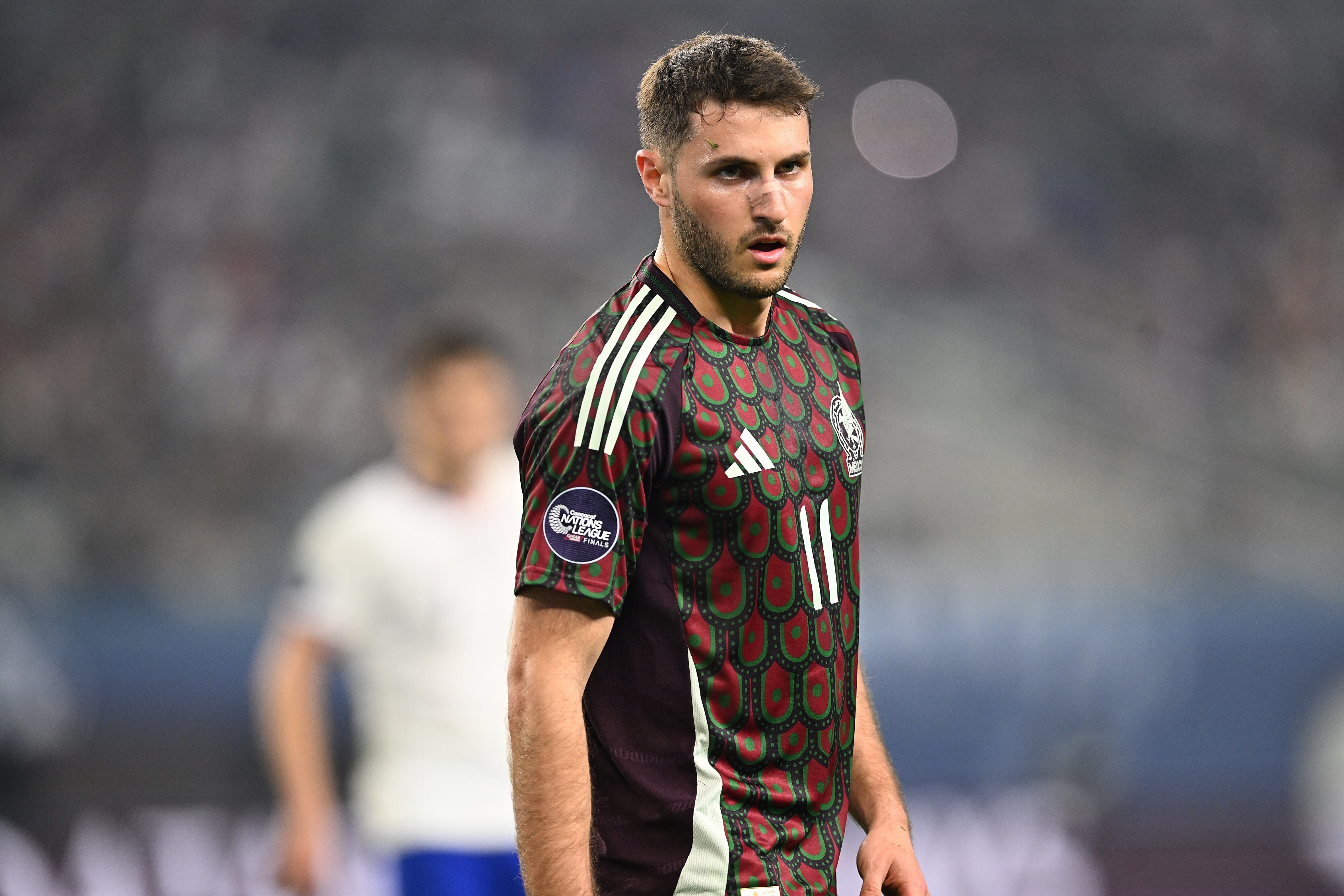 Santiago Giménez con el Tri