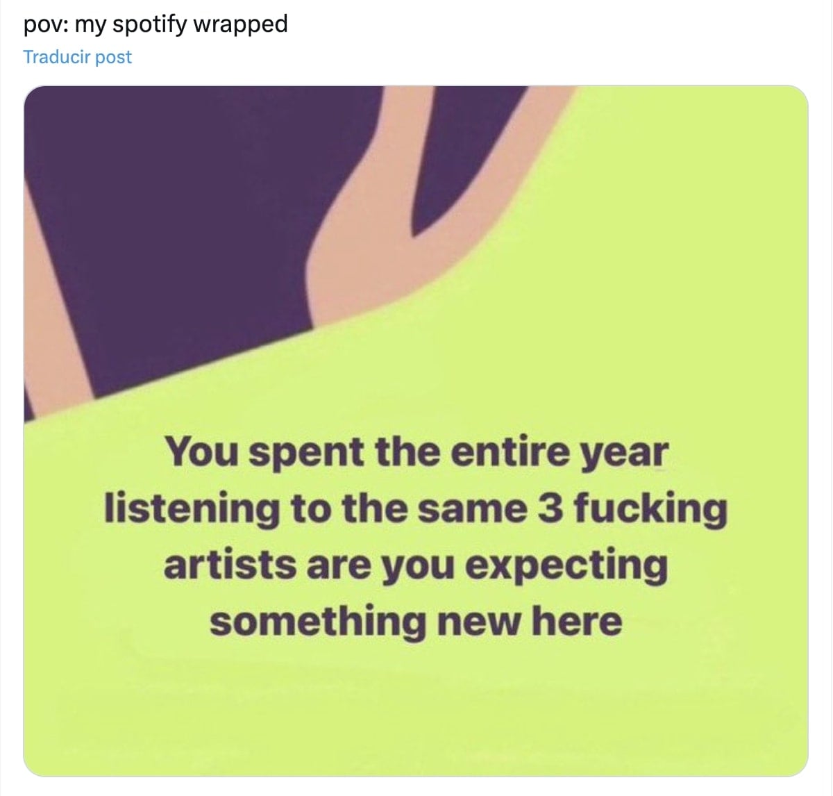 Memes del Spotify Wrapped 2025