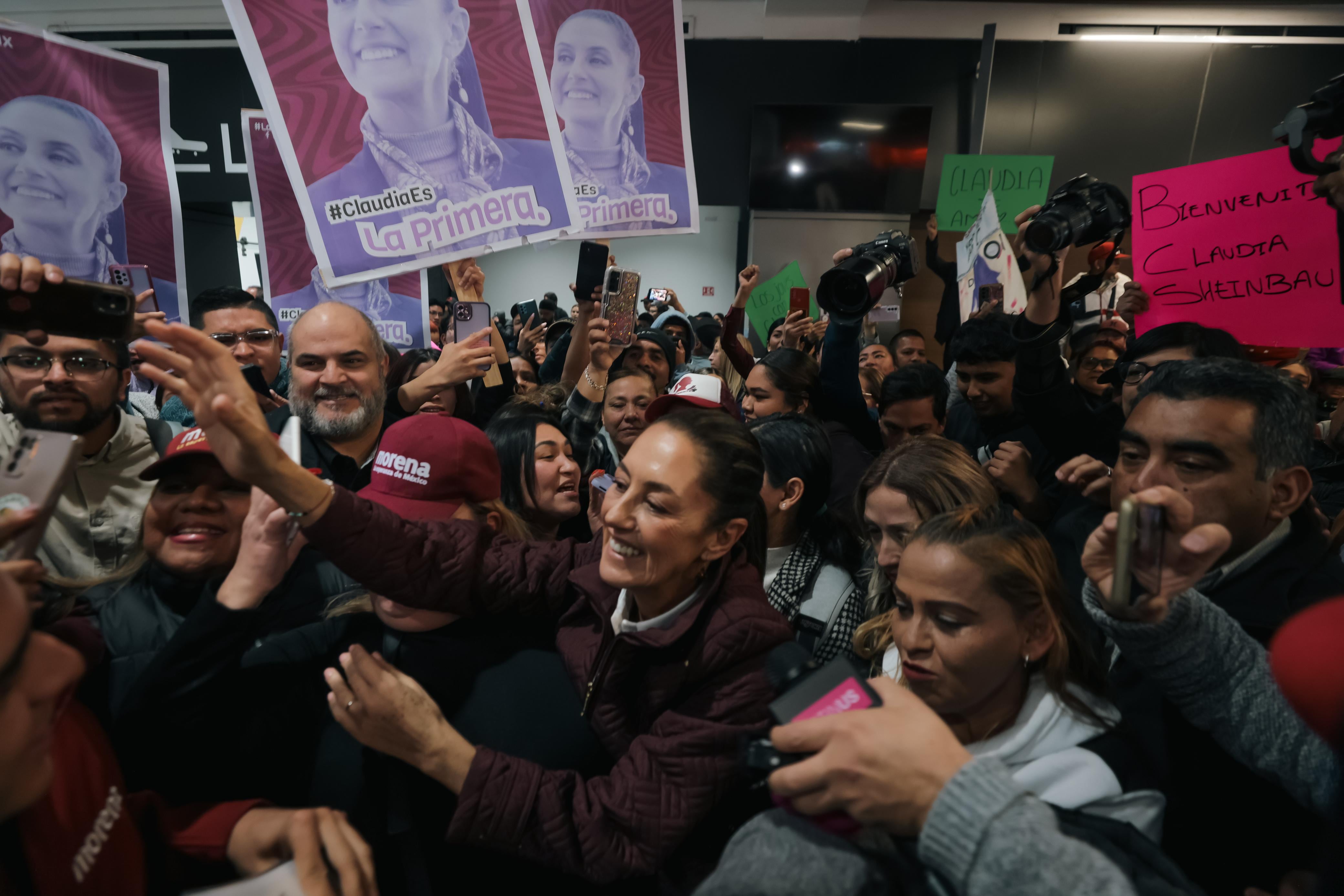 Claudia Sheinbaum en Ciudad Juárez, Chihuahua
