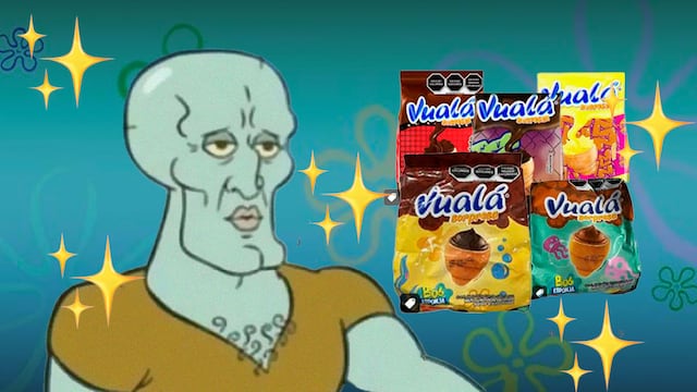 Calamardo guapo de Vualá y Bob Esponja