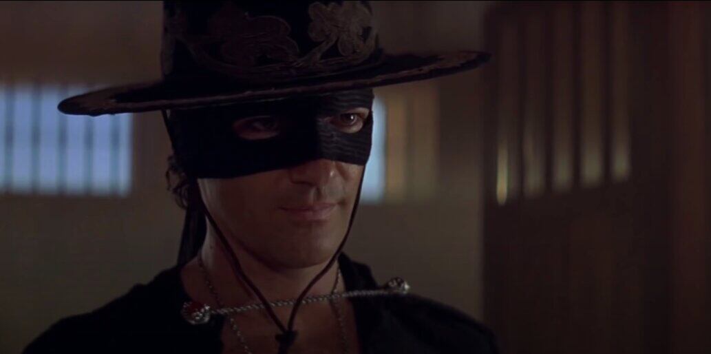 Antonio Banderas como 'El zorro'