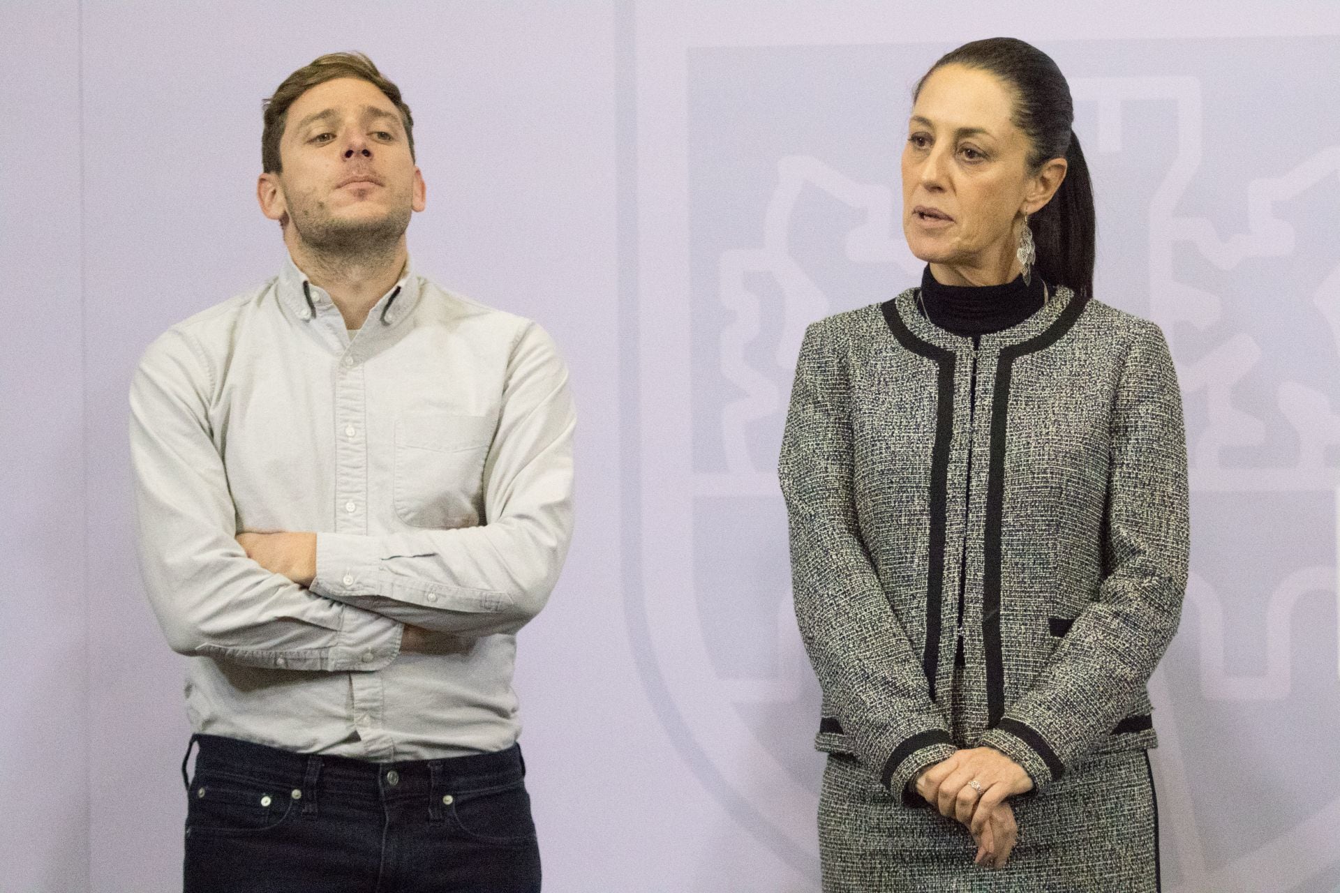 Claudia Sheinbaum y Eduardo Clark
