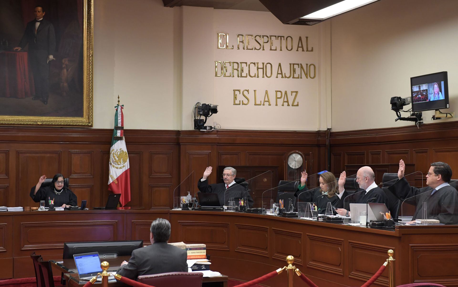 El pleno de la Suprema Corte de Justicia de la Nación concluyó el análisis de las impugnaciones de la Guardia Nacional. La sesión fue encabezada por la ministra presidenta Norma Piña.